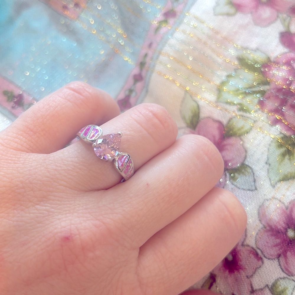Stunning Pink 7.5 ring